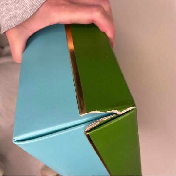 Kate Spade Sandals Susane Crinkle Patent Leather Strap Heels Cream Bone Size 8.5 - Picture 15 of 16